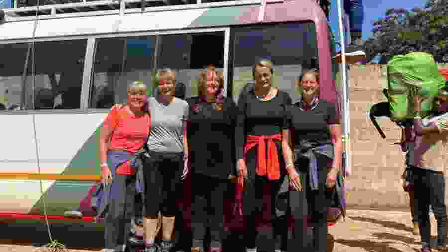 Travelers in Tanzania