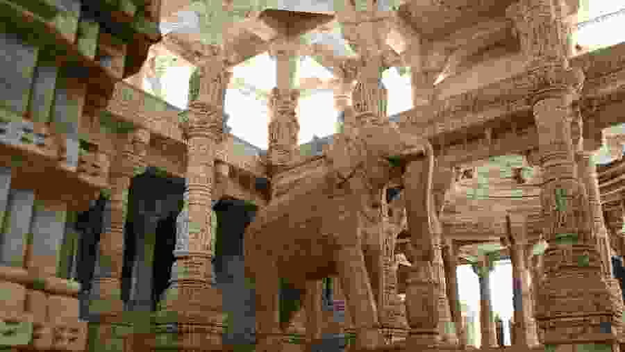 Inside Ranakpur Temple