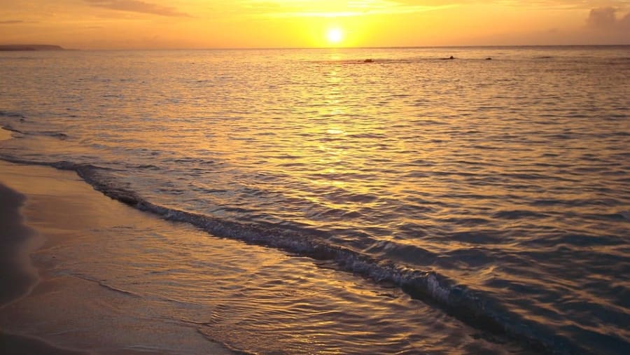 Sunset at Ocho Rios Beach