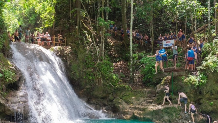 Blue hole secret falls