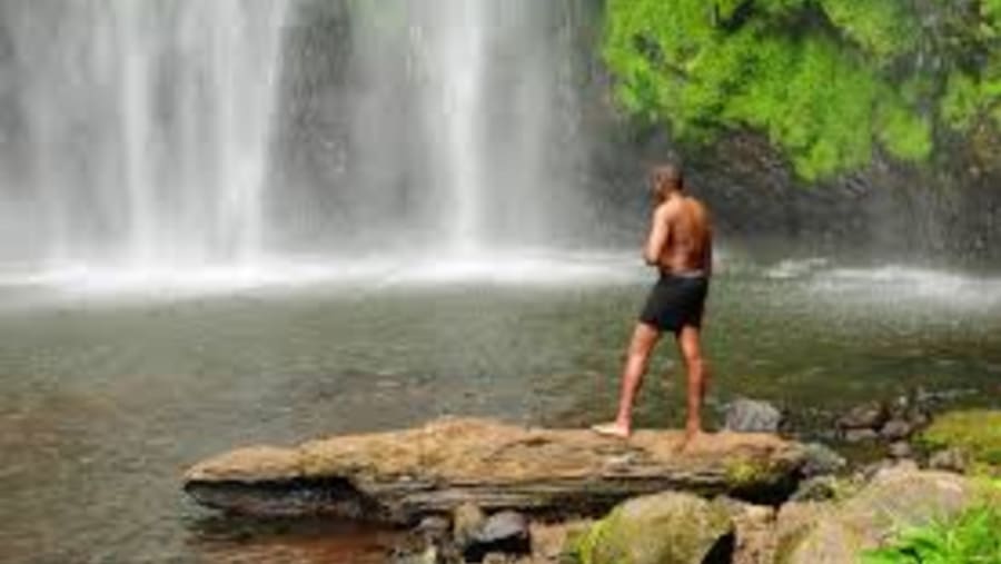 Swim and unwind in the scenic Materuni Waterfalls