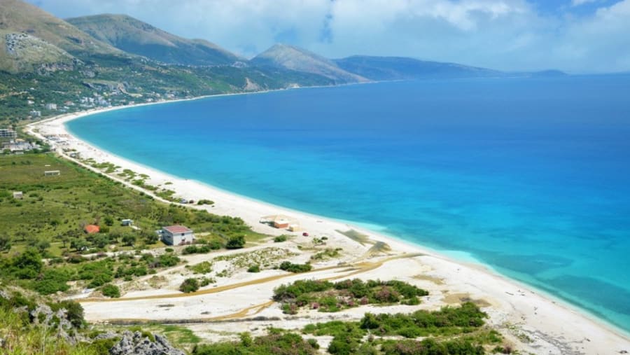 View from Ksamil Beach