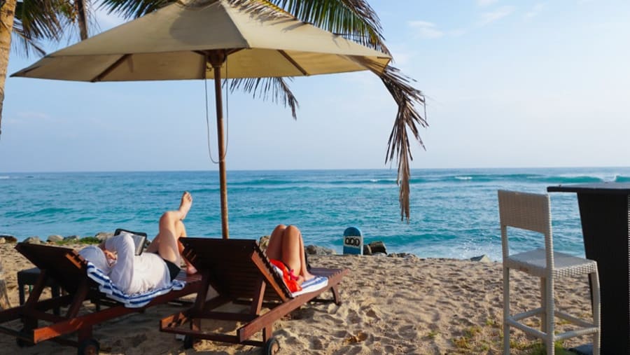 Relax by the Beach in Sri-Lanka
