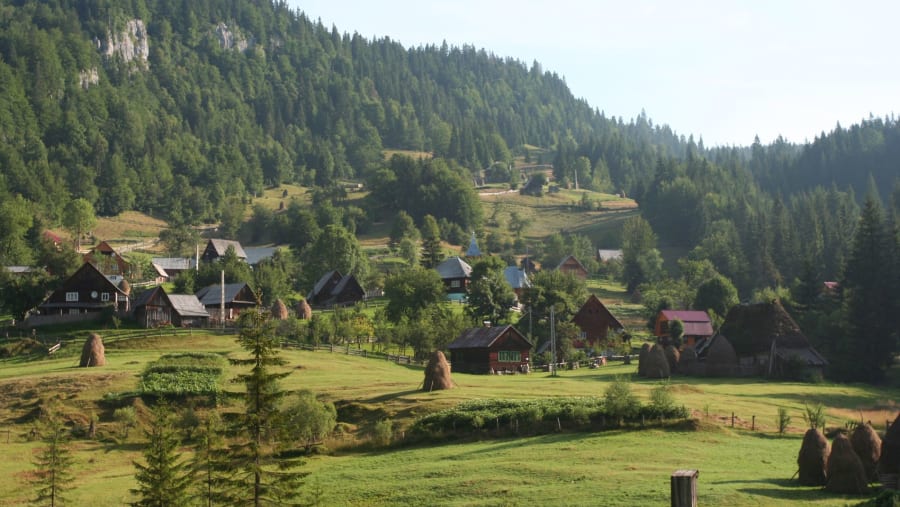 The house of stone village