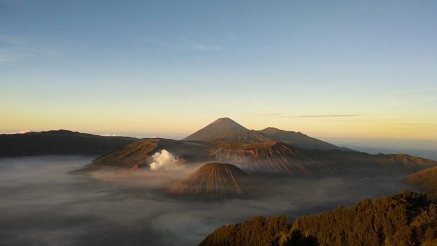 Sunrise Over Mt. Bromo from Pelanjakan Hills