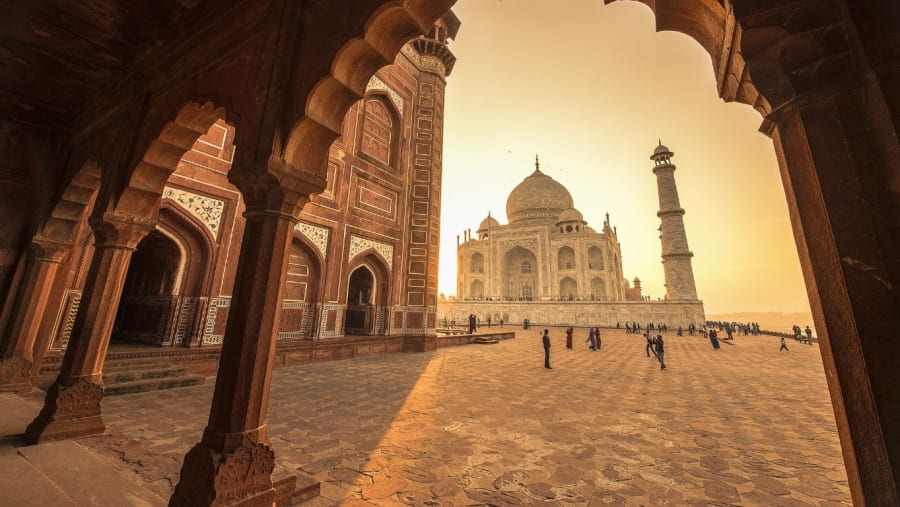 Inside Part of Taj Mahal