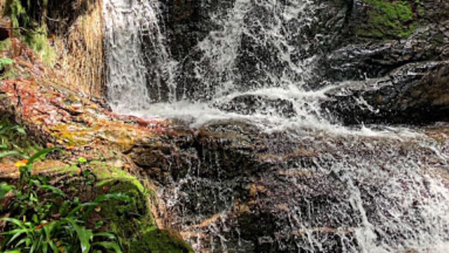 Adom waterfalls in Aburi Obosomase, Boti-Ghana