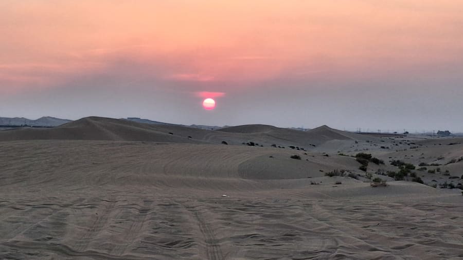 Dune bashing in Dubai