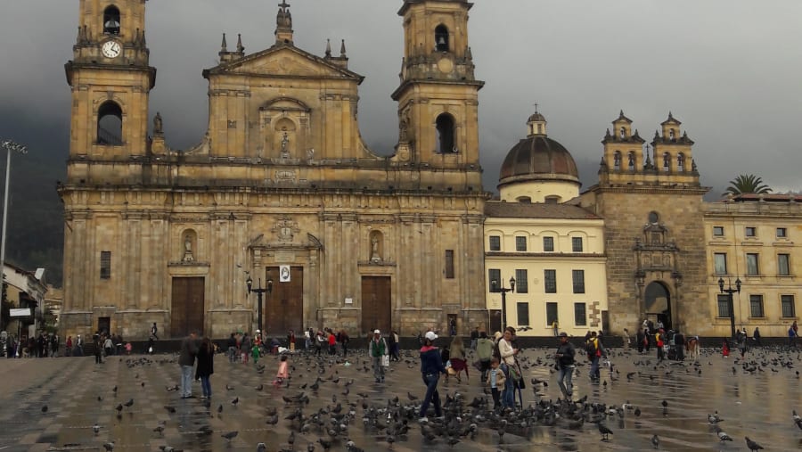 Cathedral in Bolivar Square