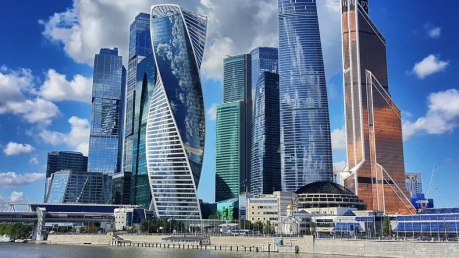 Moscow City View Skyscraper