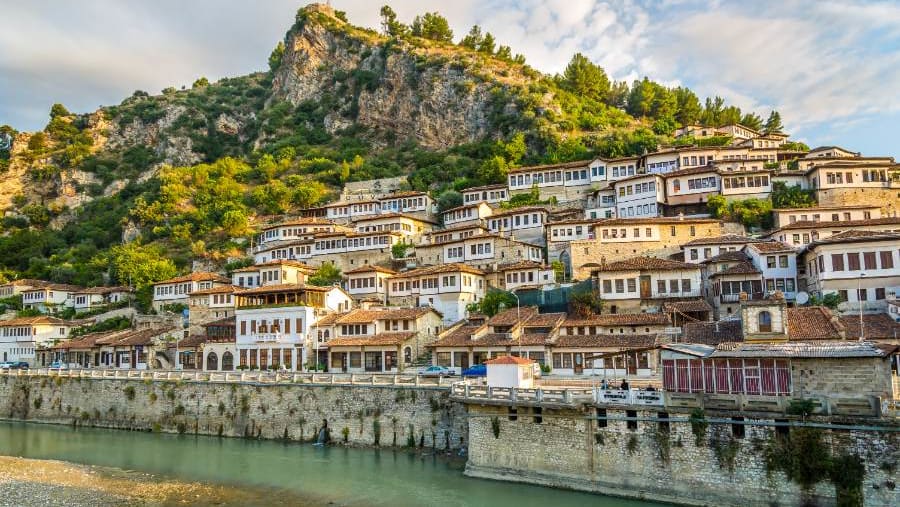 The City of Berat in Albania