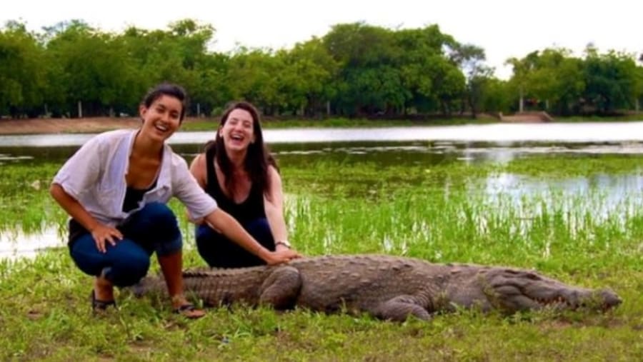Tourist immersion in Ghana