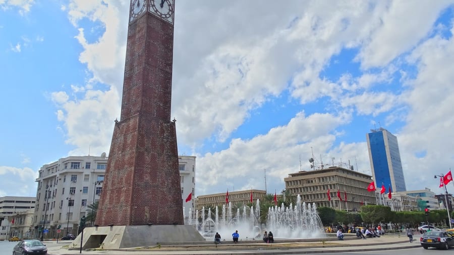 Place du 14 Janvier in Tunis