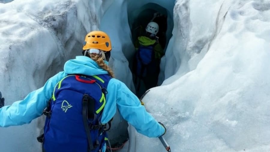 Blue Ice Hiking
