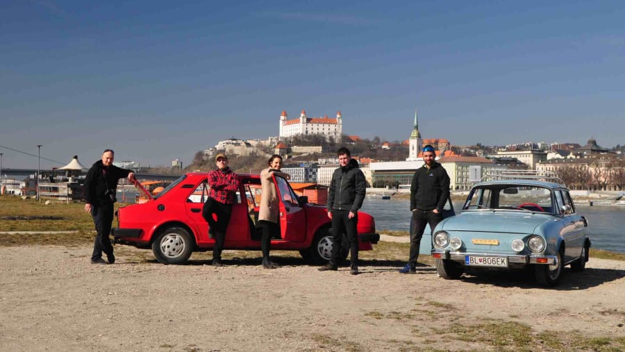 Drive around in Czechoslovak Škoda cars