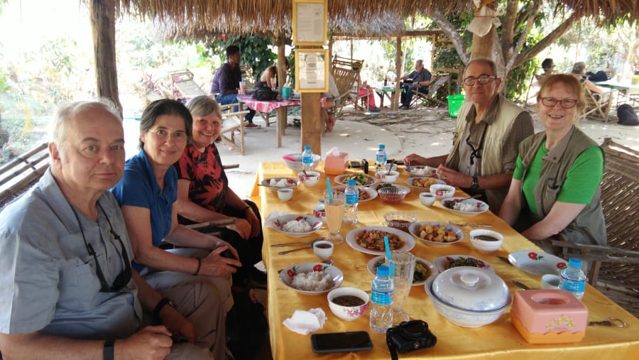Enjoy local lunch