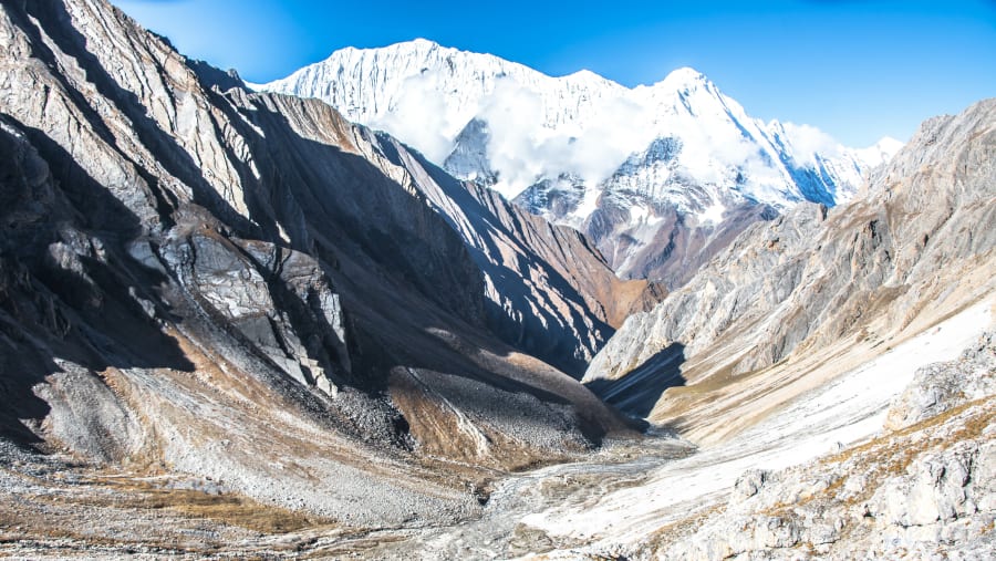 Snow-capped mountains
