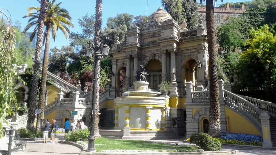 Santa Lucía Hill in Santiago