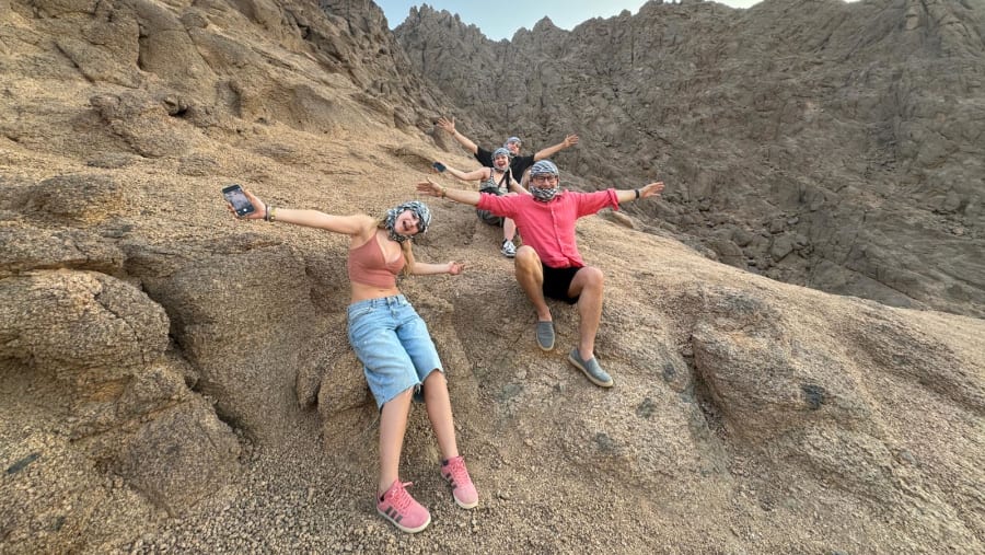 Happy Tourists
