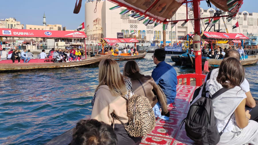 Abra boat on Dubai Creek