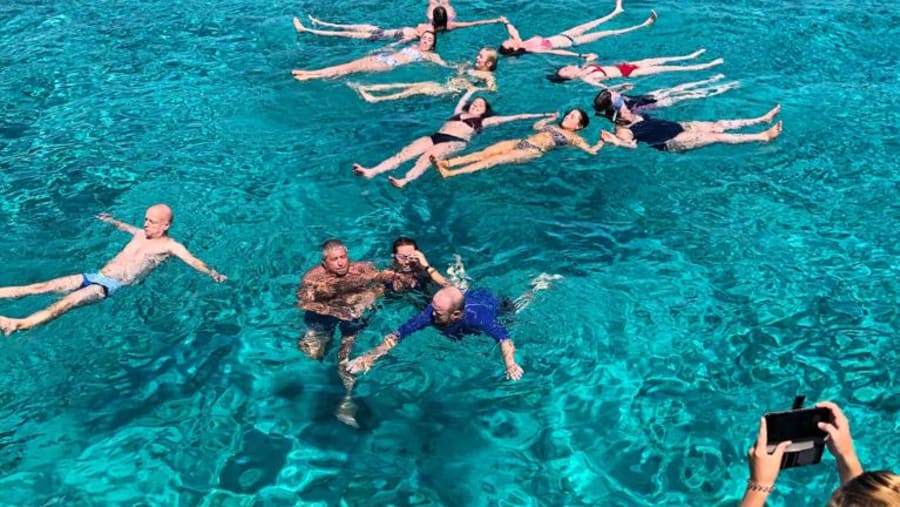 Crystal clear water
