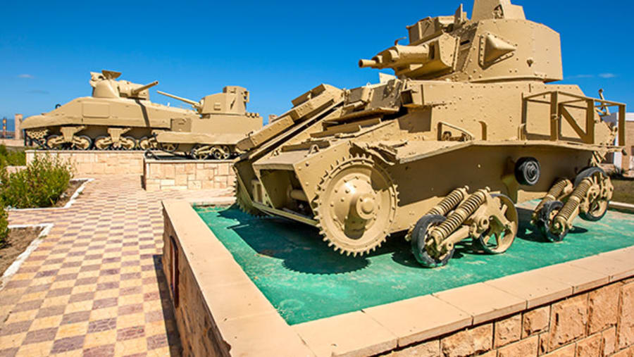 Egyptian Tanks at the Museum