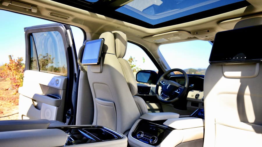 Interior of Lincoln Navigator