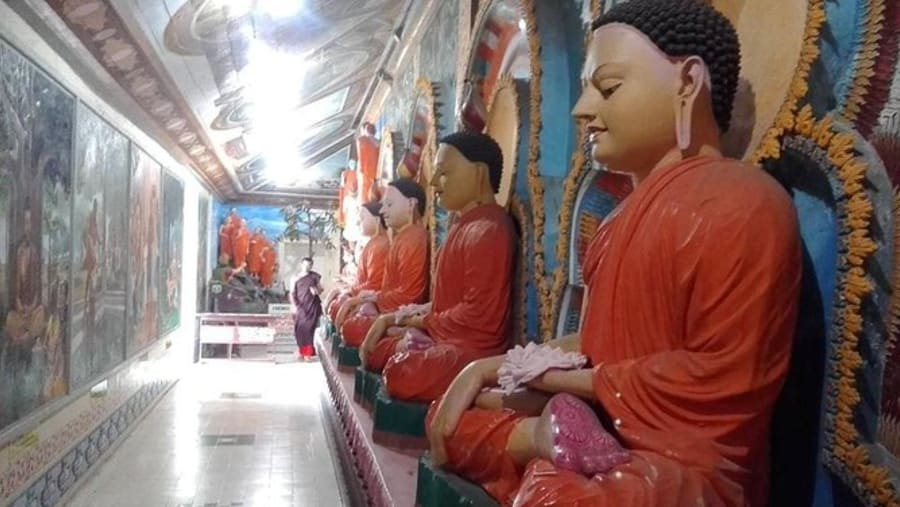 Marvel at the Buddha statues