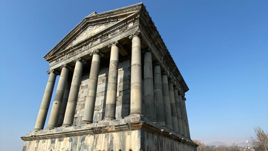 Explore the area around the Temple of Garni