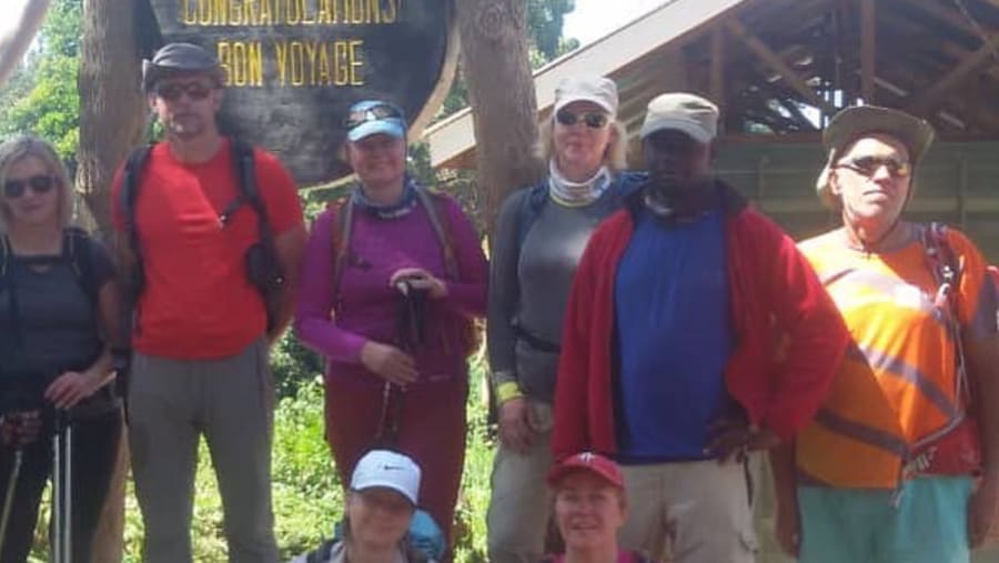 Trekking group