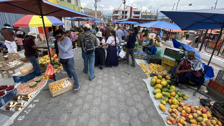 Food market on Saturday