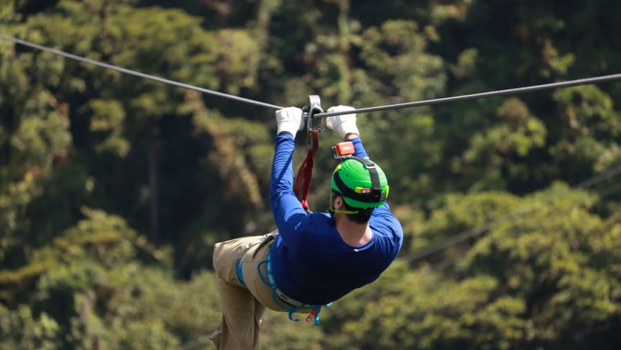 Ziplining canopy