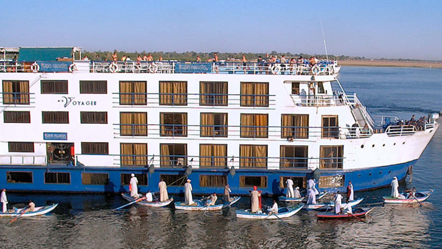 Boarding the Nile Cruise from Luxor