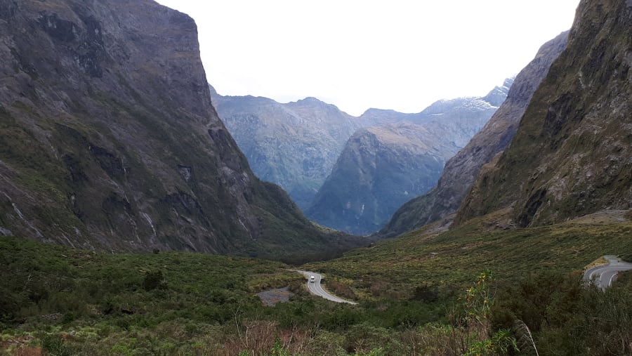 Milford Sounds road