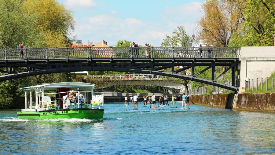 Enjoy the beautiful River Ljubljanica