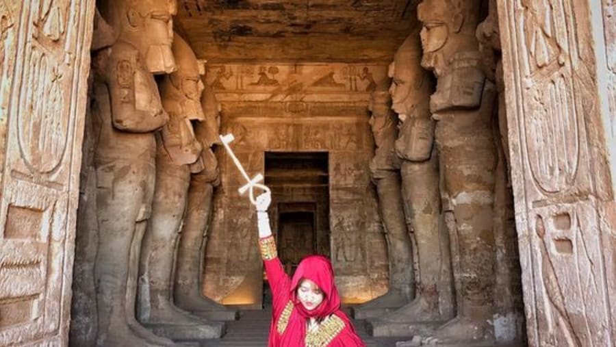 Outside of Ramesses temple