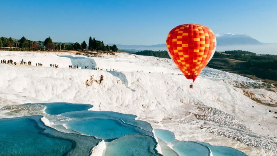 calcium terraces of Pamukkale