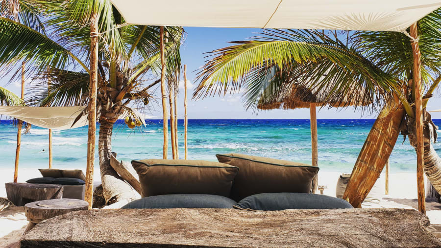 Relax on a beach