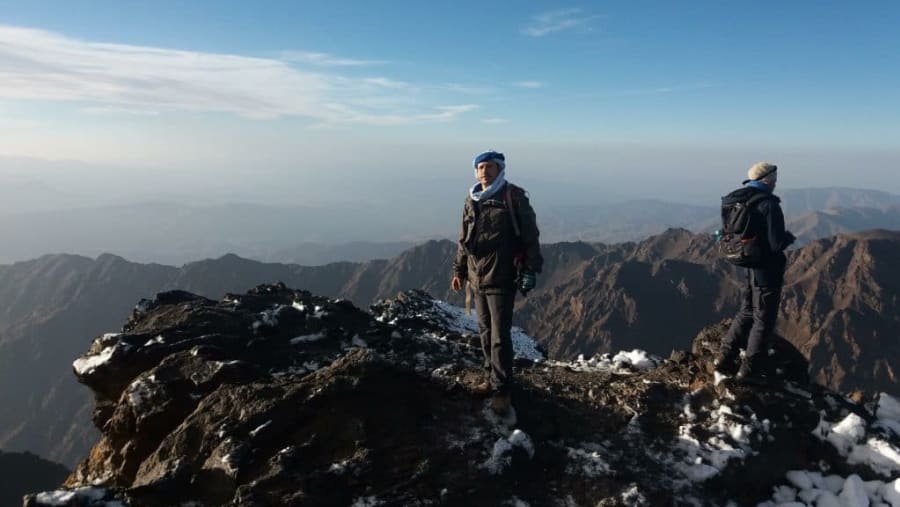 On Top of Mount Toubkal