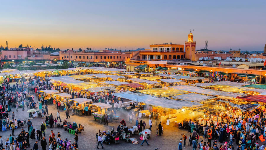 Jemaa el-Fnaa Square in Marrakech
