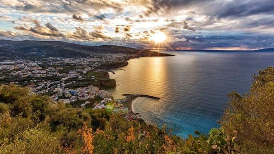 Overlooking the bay