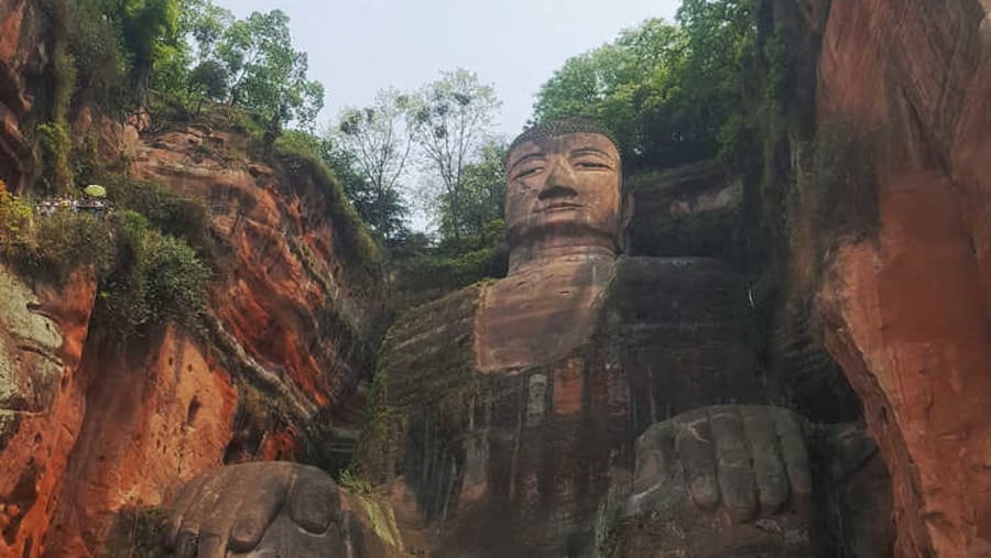 See the Giant Buddha of Leshan, China