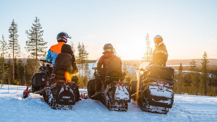 Snowmobiling