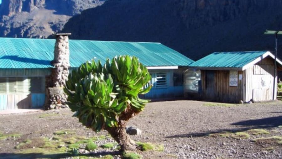 Starting point in the trek at the  Sirimon Park gate in Kenya