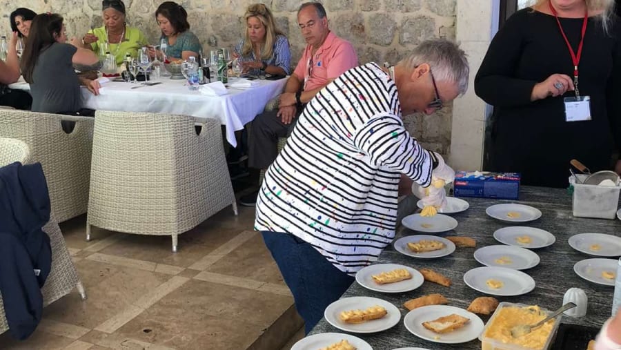 Krempita cake Kotor old town
