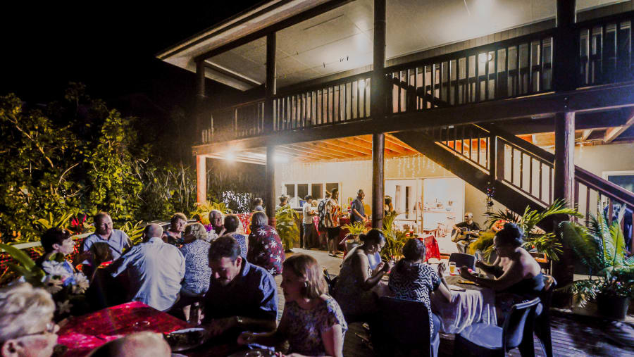 Outdoors Dinner