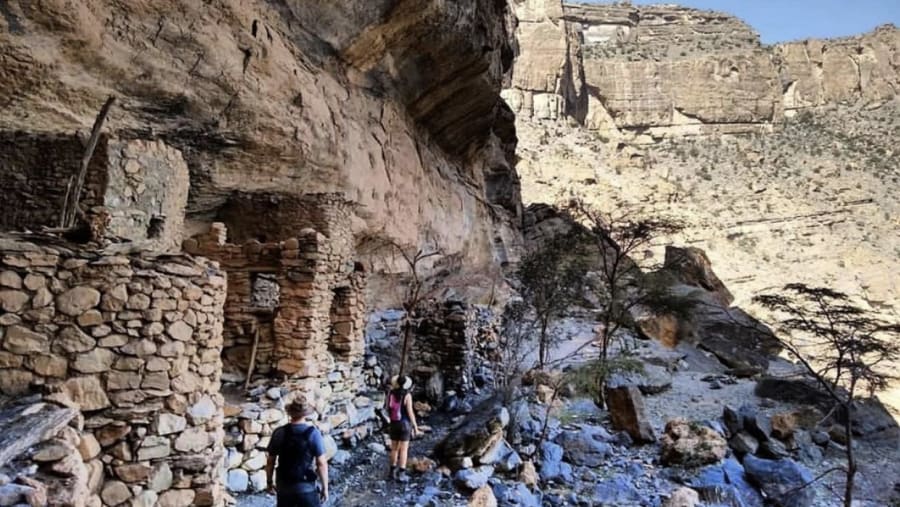See the abandoned village ruins