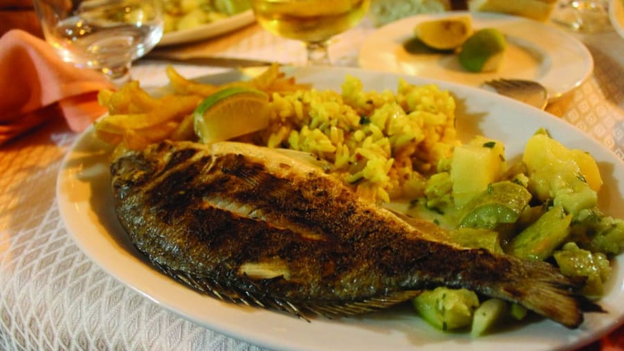 Pescado frito