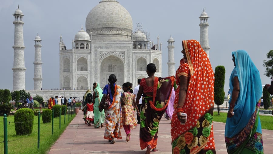 The iconic Taj Mahal, Agra