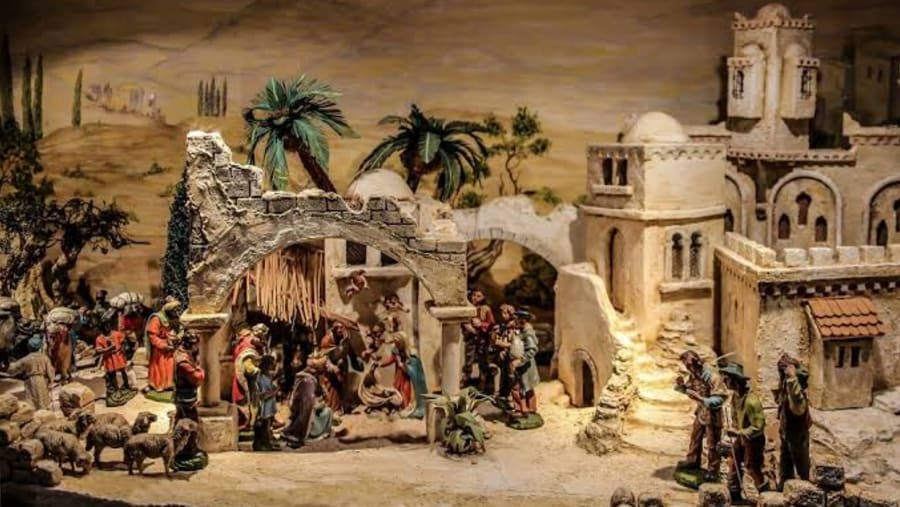 Christmas Crib in Apulia Region, Italy